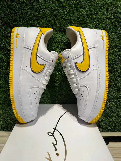 Nike Air Force 1 Low Retro QS Kobe Bryant Lakers Home Sz 9