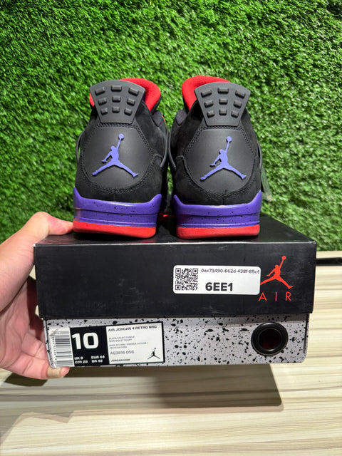 Jordan 4 Retro Raptors Drake OVO (2019) Sz 10M..