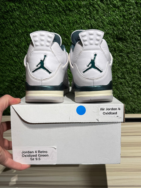 Jordan 4 Retro Oxidized Green Sz 9.5M.