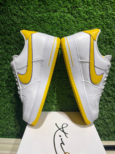 Nike Air Force 1 Low Retro QS Kobe Bryant Lakers Home Sz 12