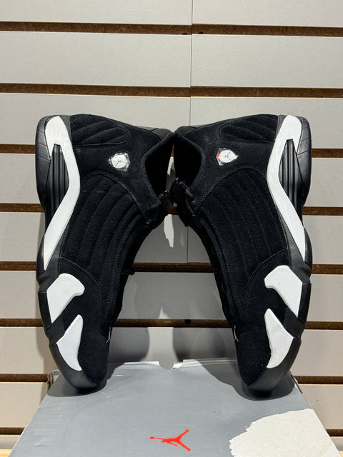 Jordan 14 Retro Black White Sz 13