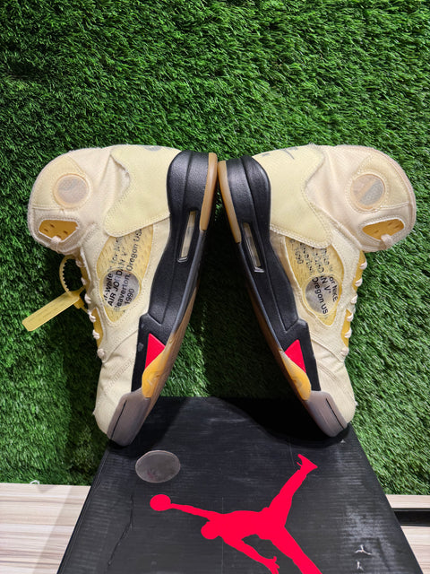 Jordan 5 Retro Off-White Sail Sz 12
