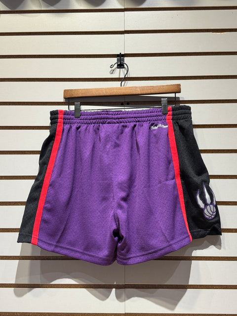 Women's Toronto Raptors Mitchell & Ness Purple Jump Shot Shorts Sz XXL