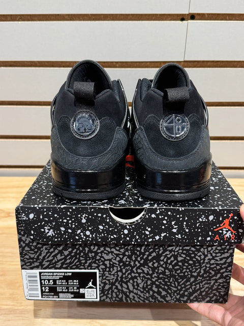 Jordan Spizike Low Black Cat Sz 10.5