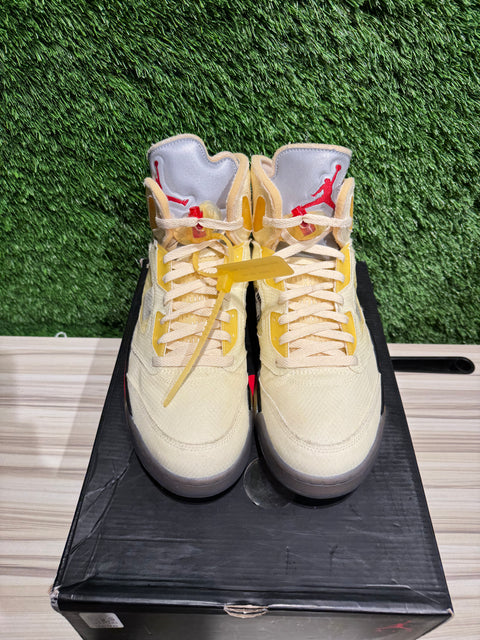 Jordan 5 Retro Off-White Sail Sz 12