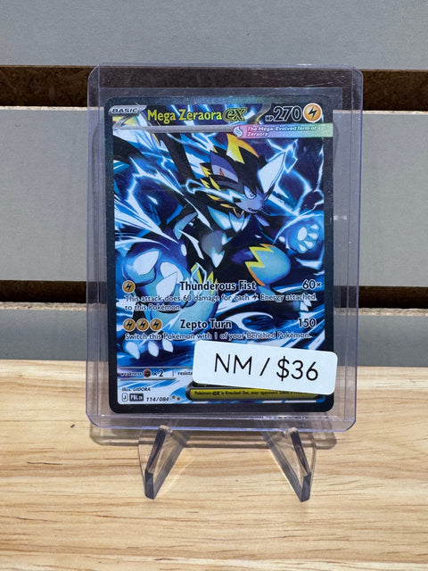 Pokémon Mega Zeraora ex - 114/084 - ME05: Pitch Black (PBL)