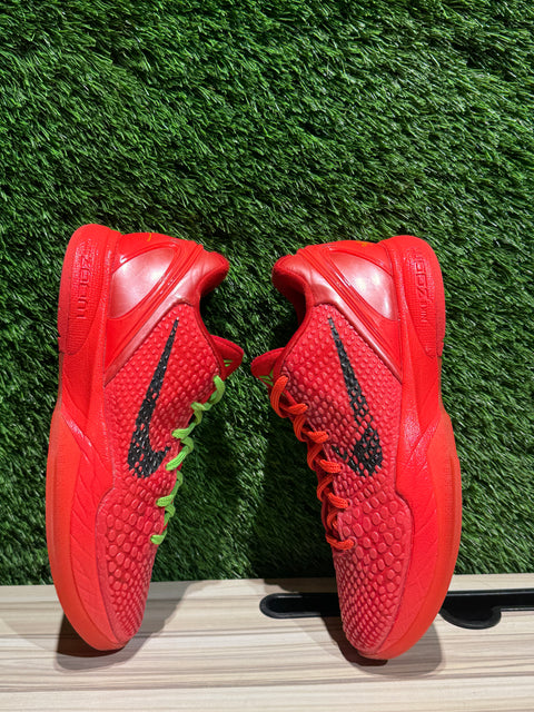 Nike Kobe 6 Protro Reverse Grinch Sz 6.5M