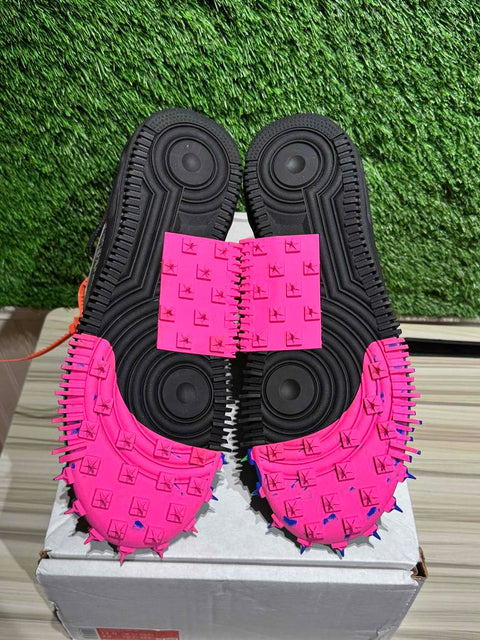 Nike Air Force 1 Mid Off-White Black Sz 11.5M