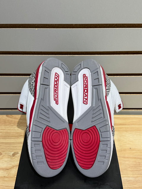 Jordan 3 Retro Cardinal (GS) Sz 6.5Y