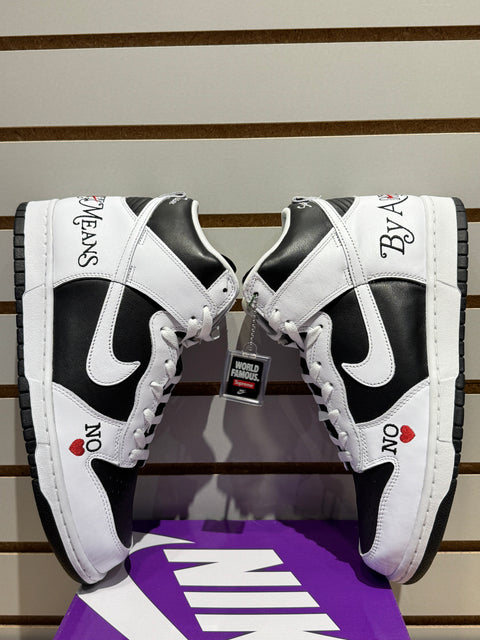 Nike SB Dunk High Supreme By Any Means Black Sz 11