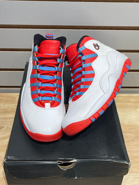 Jordan 10 Retro Chicago Flag Sz 9.5M