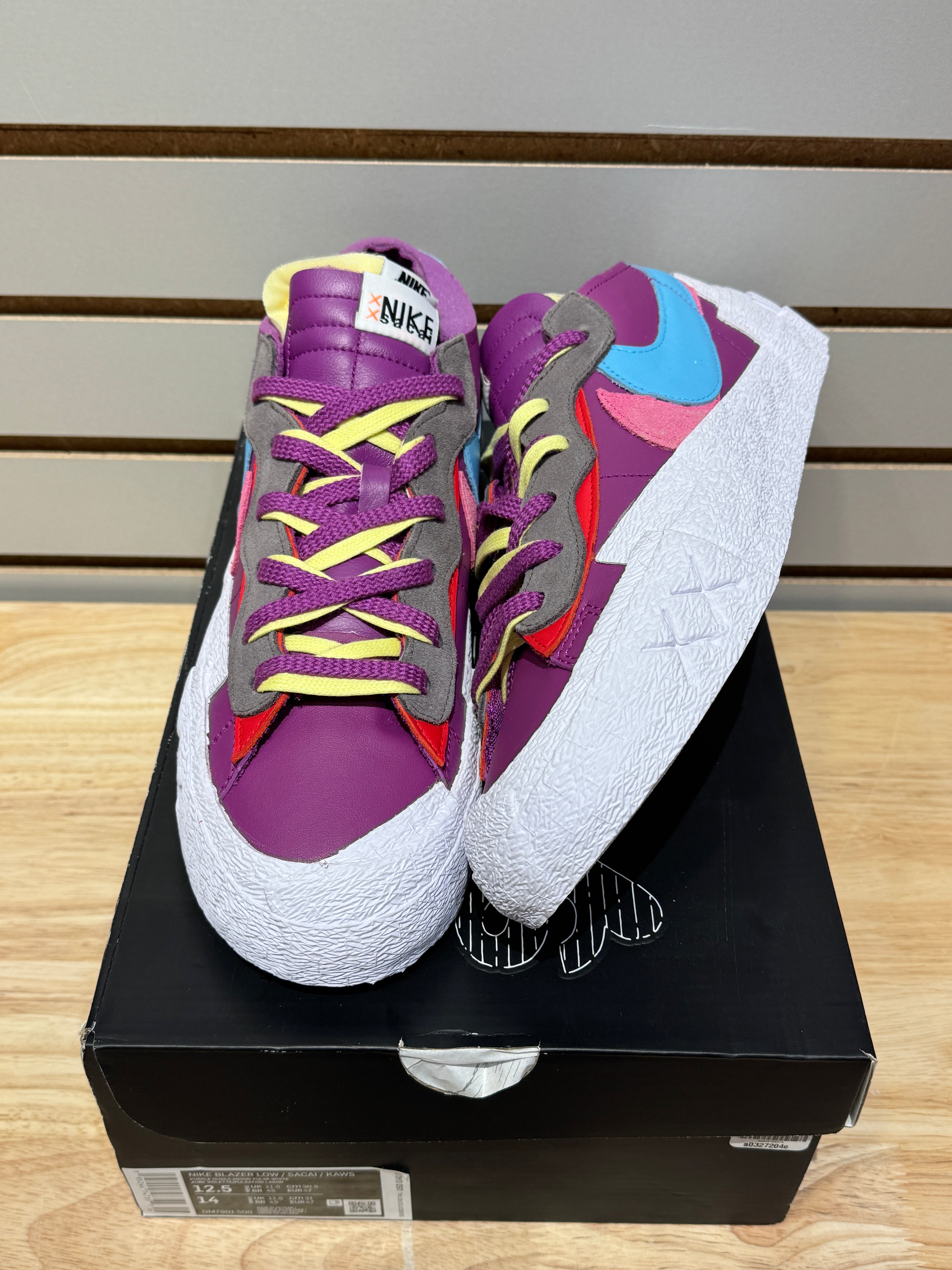 Nike Blazer Low sacai KAWS Purple Dusk Sz 12.5 – Sneak City