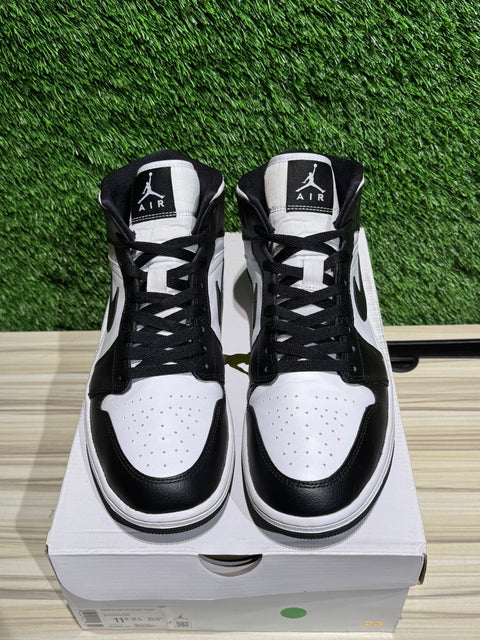Jordan 1 Mid Panda (Women's) Sz 11.5W/10M
