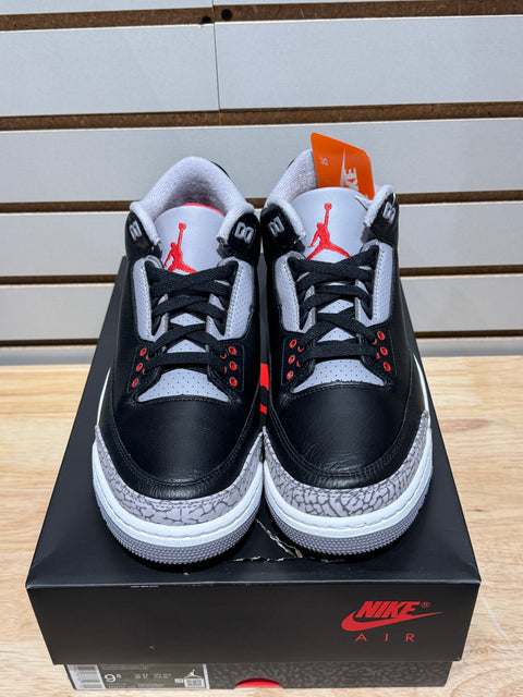 Jordan 3 Retro OG Black Cement (2024) Sz 9.5