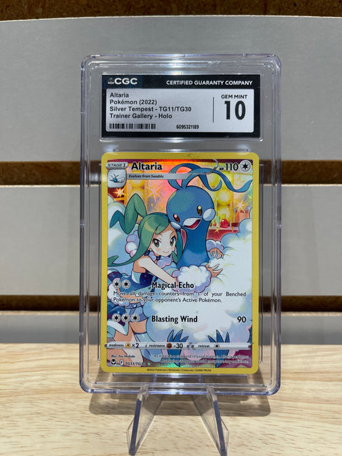 Pokémon Altaria - SWSH12: Silver Tempest Trainer Gallery (SWSH12: TG) #TG11 CGC 10