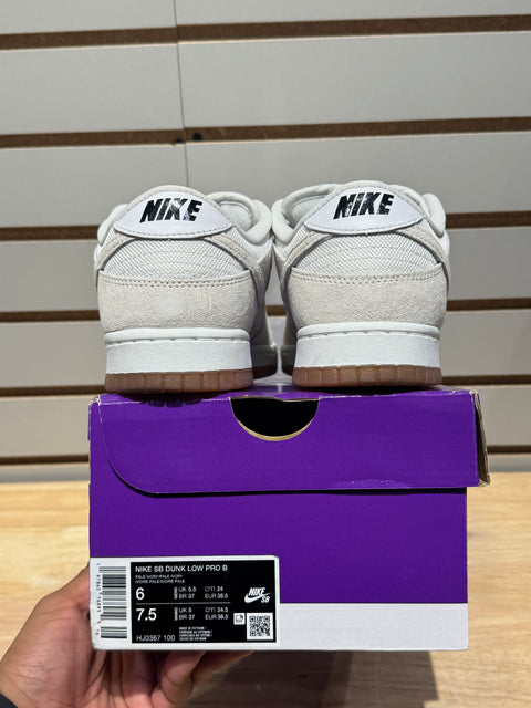 Nike SB Dunk Low Pro B Pale Ivory Sz 6