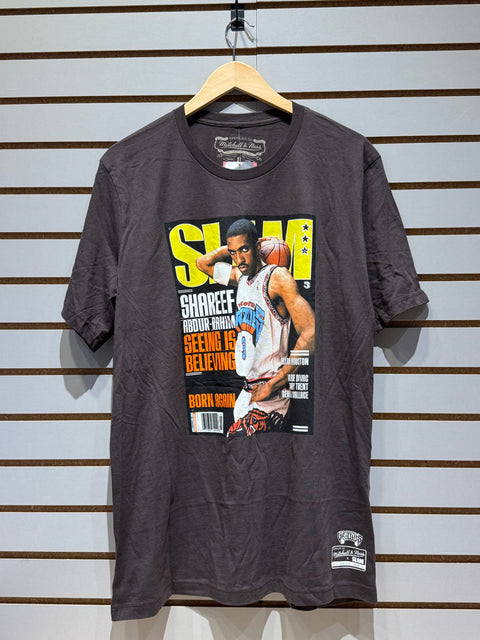 NBA Mitchell And Ness Grizzlies Slam Magazine Cover Shareef Abdur-Rahim T-Shirt Sz XL