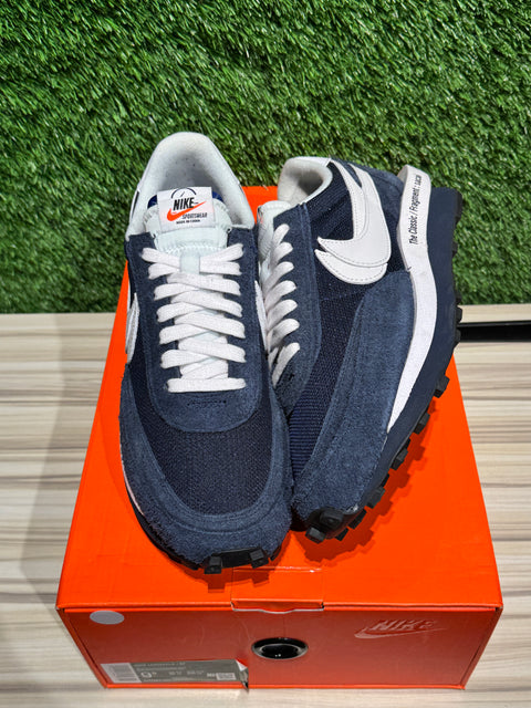 Nike LD Waffle SF sacai Fragment Blue Void Sz 9.5