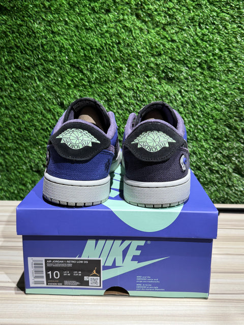 Jordan 1 Retro Low OG Zion Williamson Voodoo Alternate Sz 10