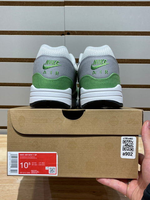 Nike Air Max 1 Patta 20th Anniversary Chlorophyll Sz 10.5