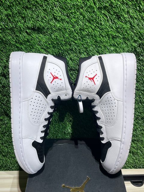 Jordan Access White Black University Red Sz 11M