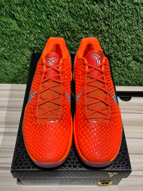 Nike Kobe 6 Protro Total Orange Sz 11M