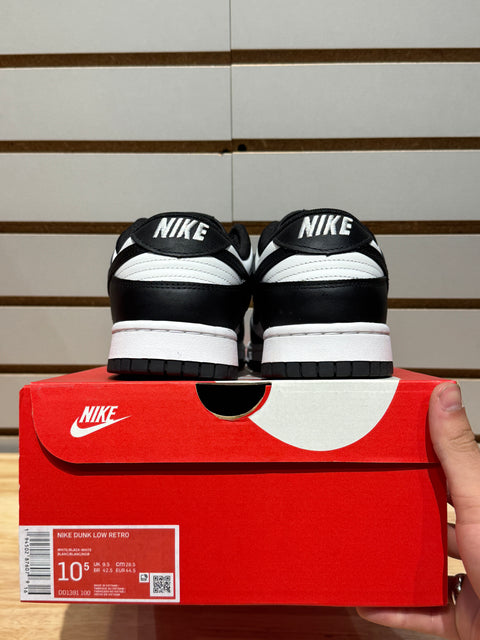 Nike Dunk Low Retro White Black Panda Sz 10.5