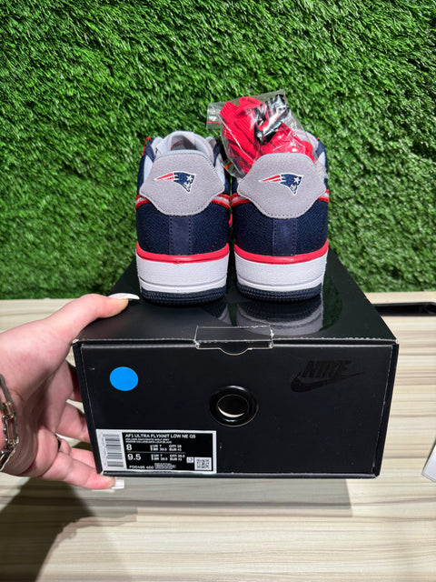 Nike Air Force 1 Ultra Flyknit Low New England Patriots R.K.K. Sz 8