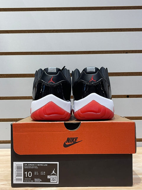 Jordan 11 Retro Low Bred (2025) Sz 10