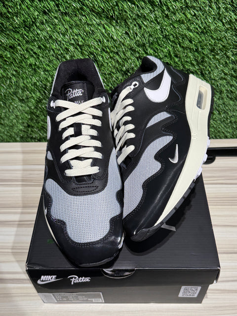 Nike Air Max 1 Patta Waves Black (with Bracelet) Sz 10M