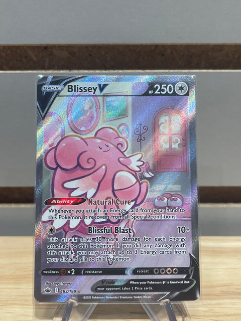 Blissey V 183/198 (Alternate Full Art) - Pokemon SWSH06: Chilling Reign (SWSH06)