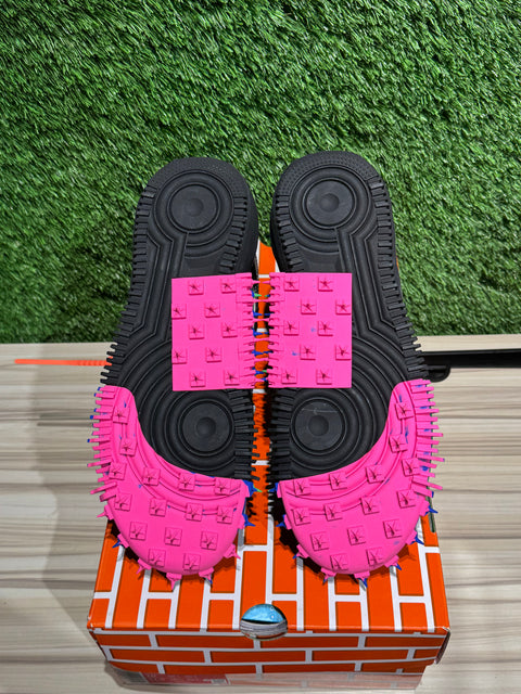 Nike Air Force 1 Mid Off-White Black Sz 10M