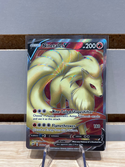 Ninetales V (Full Art) - SWSH02: Rebel Clash (SWSH02)