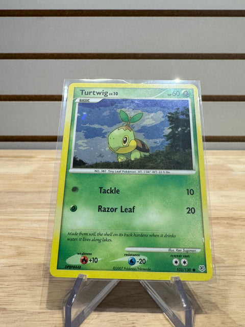 Turtwig - 103/130 (Cosmos Holofoil) - Pokemon League & Championship Cards (PR)