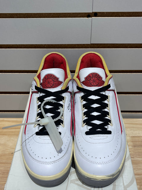Jordan 2 Retro Low SP Off-White White Red Sz 11