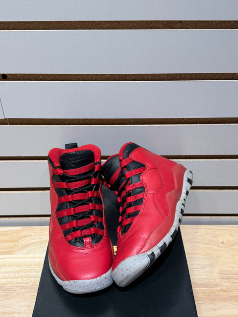 Jordan 10 Retro Bulls Over Broadway Sz 4Y/5.5W
