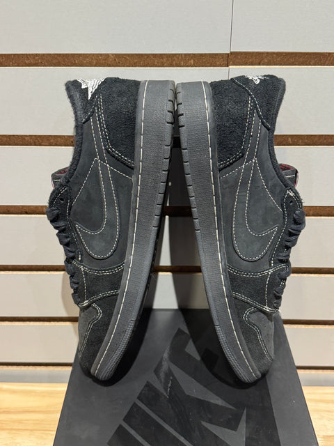 Jordan 1 Retro Low OG SP Travis Scott Black Phantom Sz 9