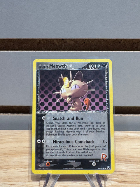 Pokémon Rocket's Meowth - EX Team Rocket Returns (RR)