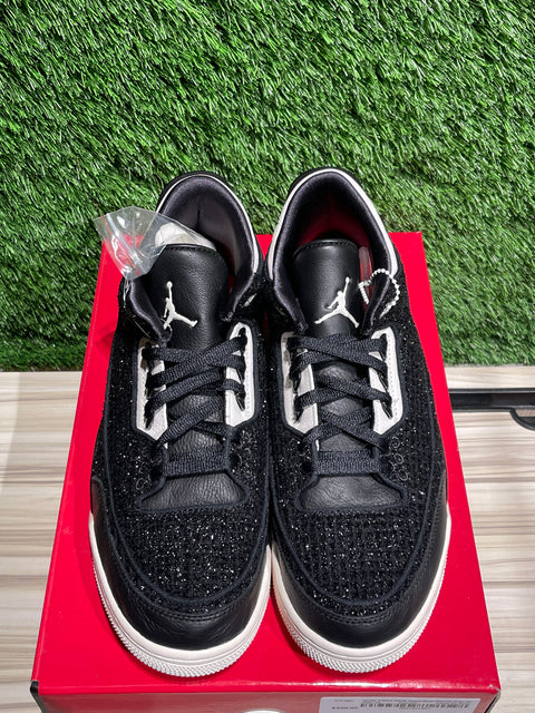 Jordan 3 Retro AWOK Vogue Black (Women's) Sz 10M