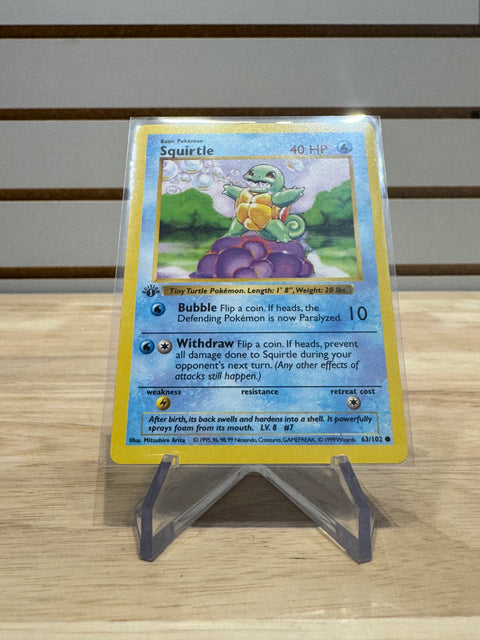 Squirtle - Pokemon Base Set (Shadowless) (BSS)