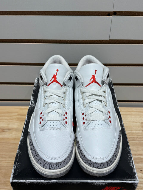 Jordan 3 Retro White Cement Reimagined Sz 8.5