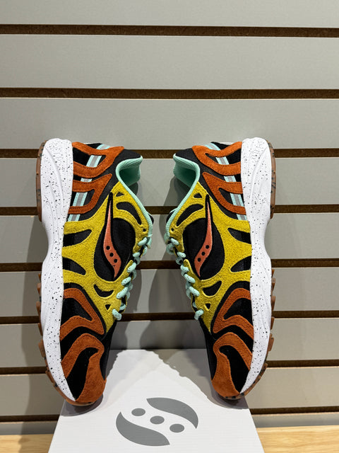 Saucony Grid Azura 2000 Brown Mustard Sz 12