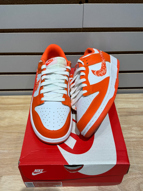 Nike Dunk Low Essential Paisley Pack Orange (Women's) Sz 9.5M