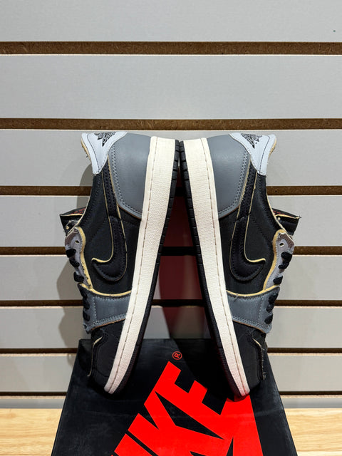 Jordan 1 Low OG EX Black Smoke Grey Sz 9.5