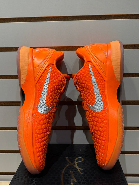 Nike Kobe 6 Protro Total Orange Sz 10.5