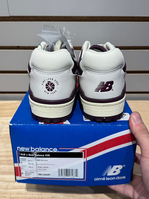 New Balance 550 Aime Leon Dore Purple Sz 7