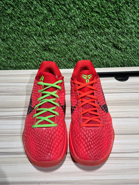 Nike Kobe 6 Protro Reverse Grinch Sz 6.5M