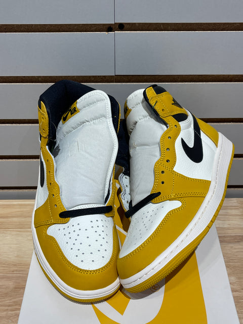 Jordan 1 Retro High OG Yellow Ochre Sz 9.5