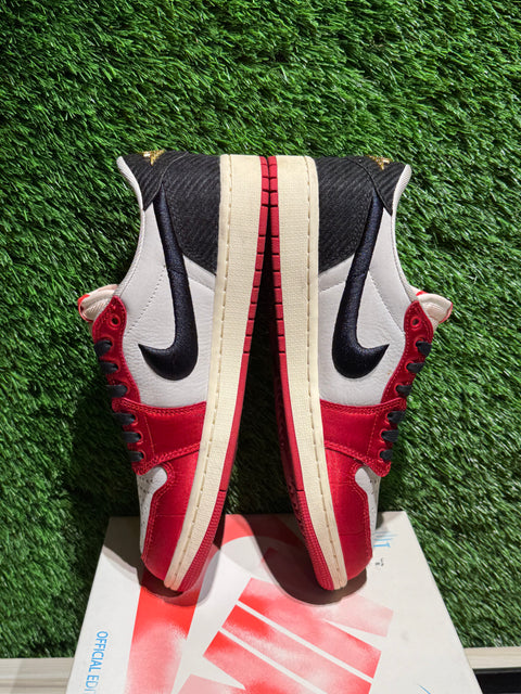 Jordan 1 Retro Low OG Trophy Room Rookie Card Away Sz 9M