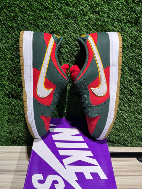 Nike SB Dunk Low Pro PRM Seattle Supersonics Sz 9M